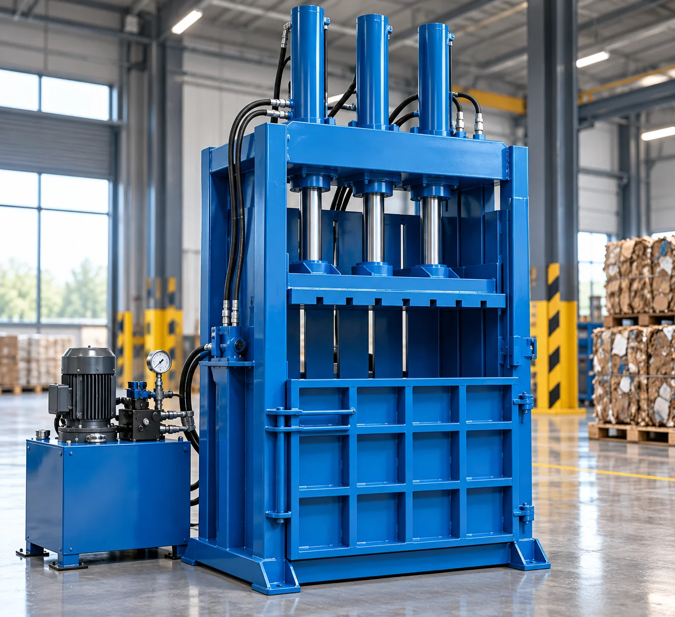 Vertical Baling Press Machine
